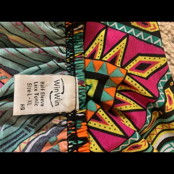 Vintage Win Win blouse L/XL very uniquely - Picture 5 of 5